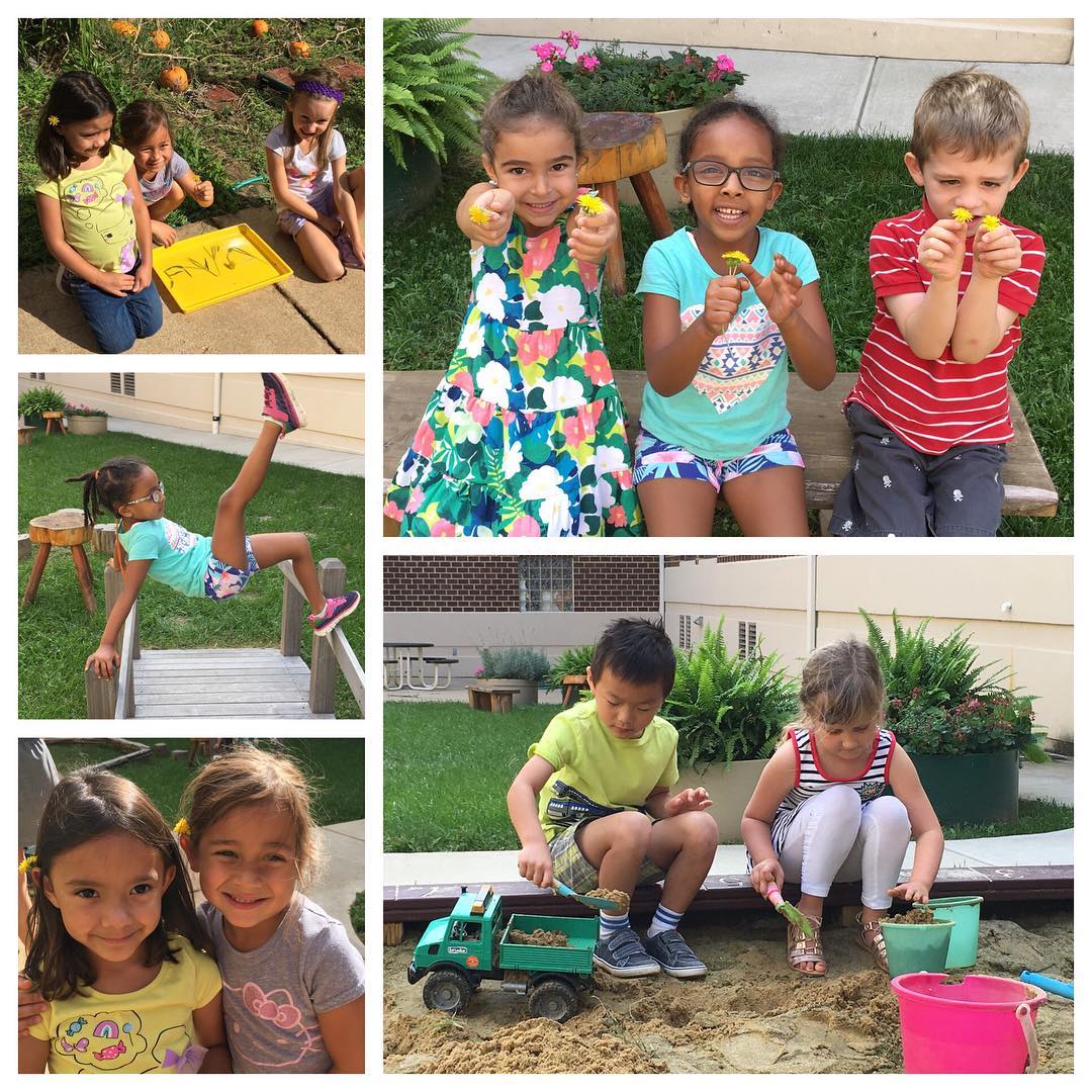 On this beautiful sunny day our kindergartners are enjoying the outdoor classroom!! They are watching bugs, weeding, scooping sand, spelling out words with grasses and picking dandelions! What fun!! Don’t you want to head back to kindergarten?! Find out more about our program here: www.icsva.org/kindergarten