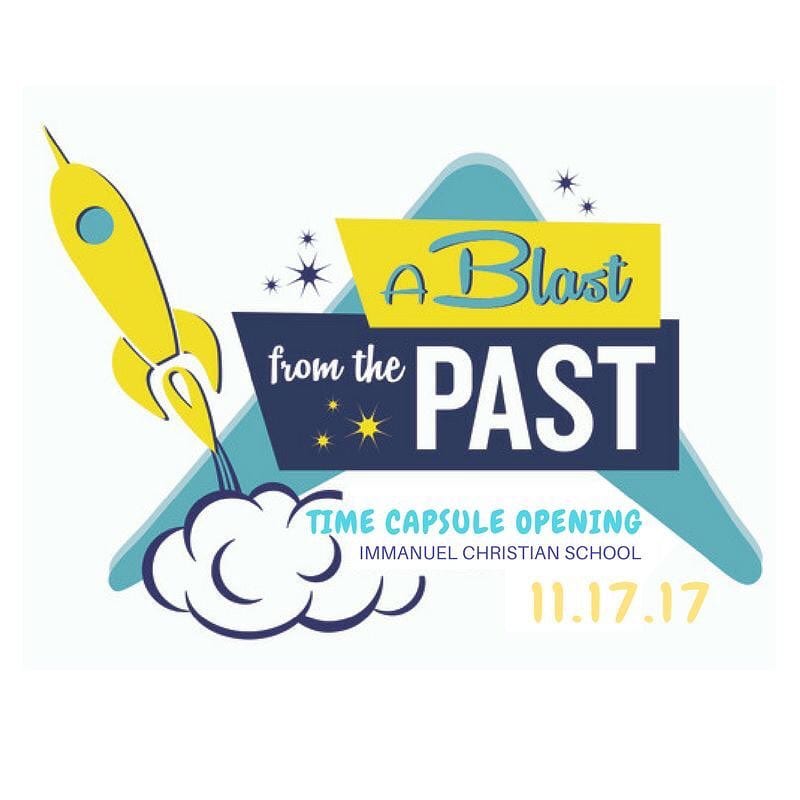 Tomorrow, Friday, November 17th, is the big day!! We will open the ICS Time Capsule 25 years after it was closed. What better way to kick off Thanksgiving vacation than with a glimpse into the past?! What do YOU think is in the time capsule? Meet us in the Worship Center or tune into Facebook Live tomorrow morning at 8:40 a.m. to find out