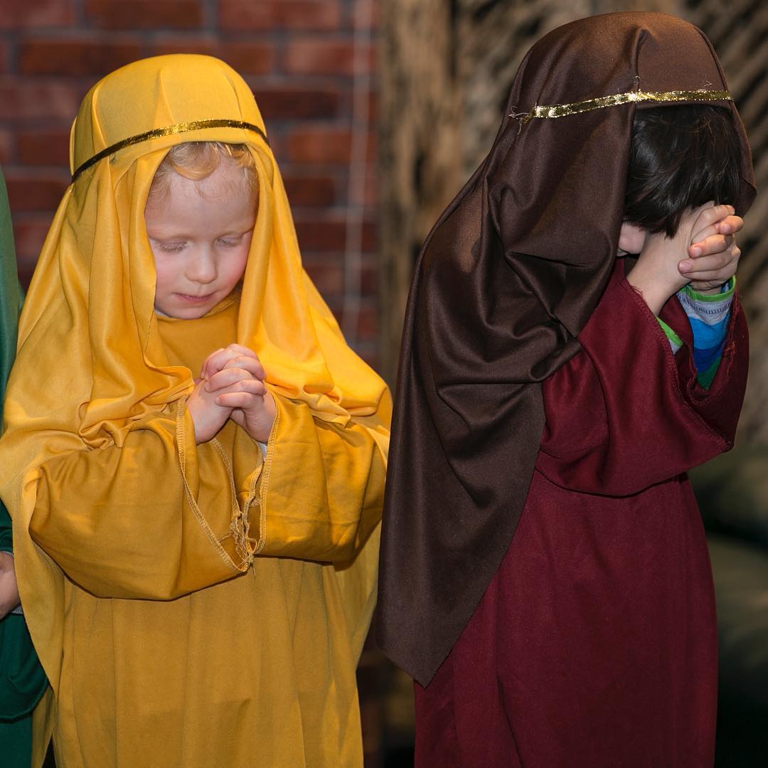 Students reenact the Nativity to celebrate Christmas at. Join us Friday morning for our Christmas Program
