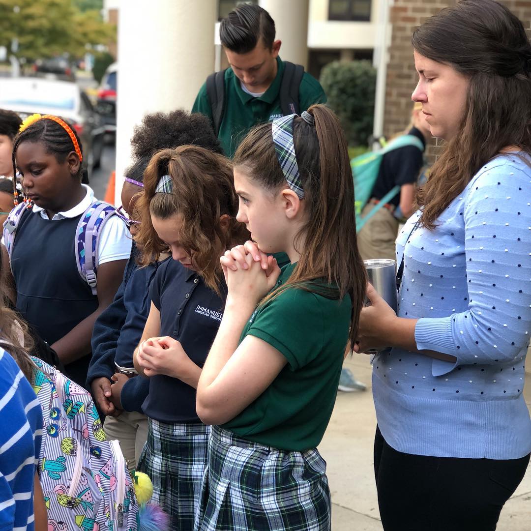 It was great to see so many students, teachers and parents at See You At The Pole this morning to pray for our school, community and nation. As it says in 1 Thessalonians, rejoice always, pray continuously and give thanks in all circumstances