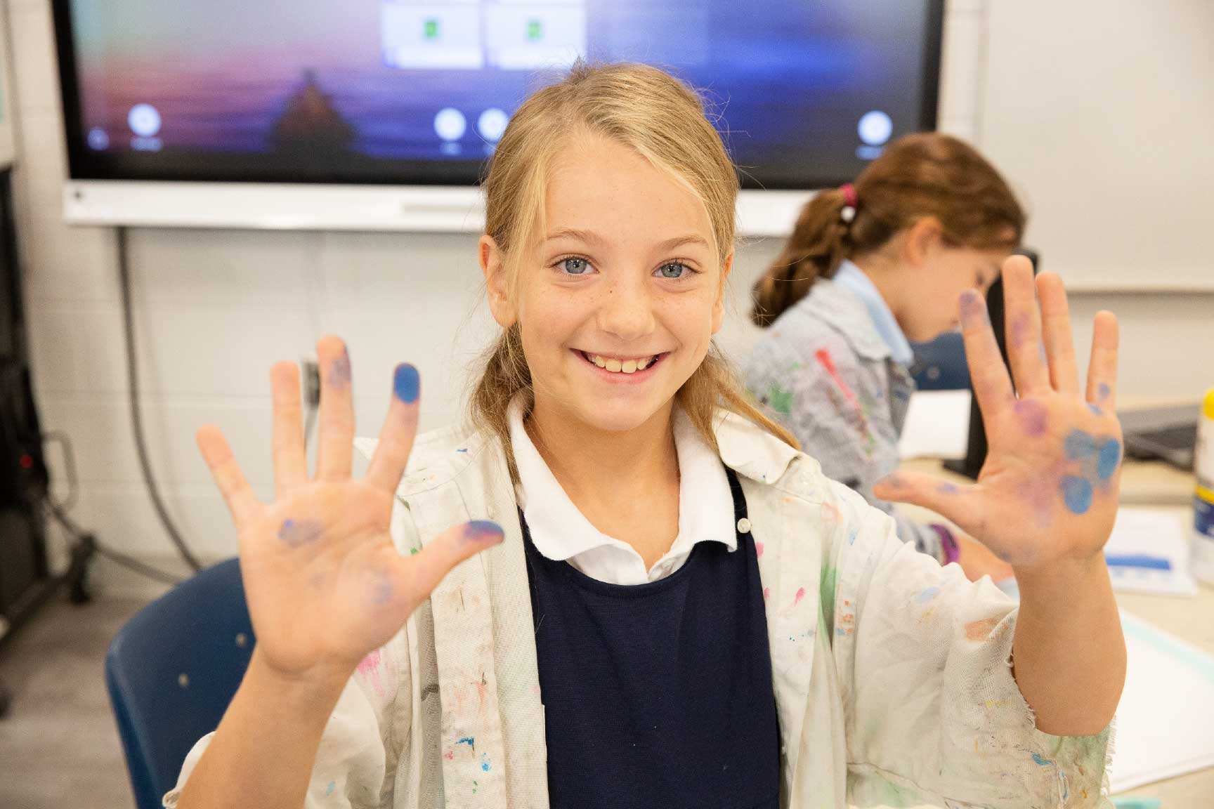 Art class at Immanuel Christian School